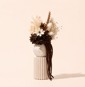 Dried Flowers Nz: VERITY DRIED FLORAL BUNDLE // MINI + VASE