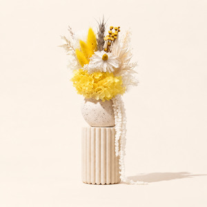 Indie Dried Flowers + Vase