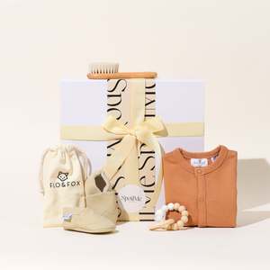 Hello Little One Tan Gift Box