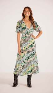 Minkpink: Mink Pink Lenora Keyhole Midi Dress - Ditsy Floral