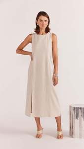 Staple The Label: Staple the Label Alba Midi Dress - Natural