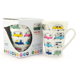 Van Go: Van Go China Mug A World of Caravans