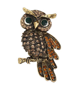 Brooch: Fresh Accessories - Brooch Owl