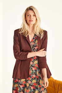 99 Rack: Lemon Tree Design Julie Jacket - Chocolate