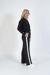 Knewe: Knewe Bowie Pant - Black/Oat