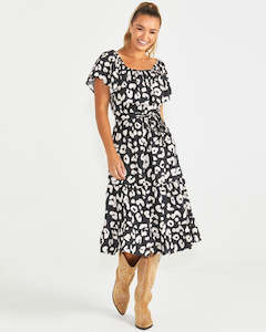 50 Rack: Sass Ember Dress - Animal