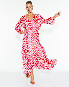 99 Rack: Fate + Becker Just Love Ruffle Dress - Geo Link