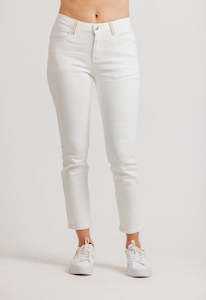 99 Rack: Mi Moso Pip Jean - White Wash