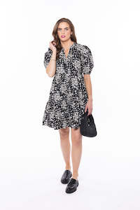 99 Rack: Seeking Lola Reflective Mini Dress - White Poppy