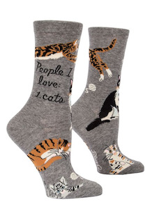 Socks: Melric Womens Novelty Socks - People I love