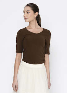 Two By Two: Two by Two Joyce Top - Brown