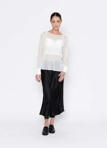 Two by Two Solari Top - White Stripe