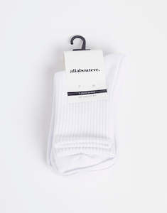 All About Eve Aae Ankle Socks 3Pk - White