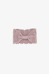 Hats: Antler Ear Warmer Bow Knit Heather