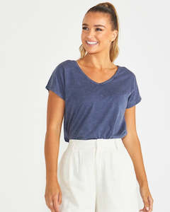 20 Rack: Sass Yuki Tee - Navy