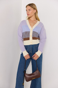 Minkpink: Mink Pink Linden Cardi - Multi Stripe