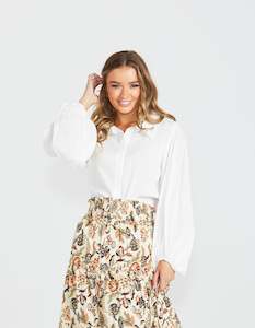 40 Rack: Sass Adeline Shirt - White