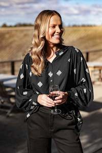 Elm Georgina Print Blouse - Georgina Print