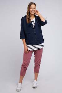70 Rack: Elm Beach Zip Hoody - Navy