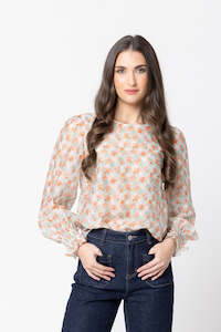 Leila Luca: Leila + Luca Molly Top - Orange Blossom