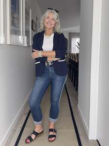 Lemon Tree Claudia Sweat Jacket Navy