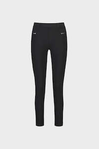 Vassalli Sale: Vassalli Skinny Leg Ankle Grazer Pant - Black