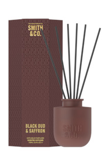 Homeware: Smith + Co Diffuser - Black Oud + Saffron 100ml