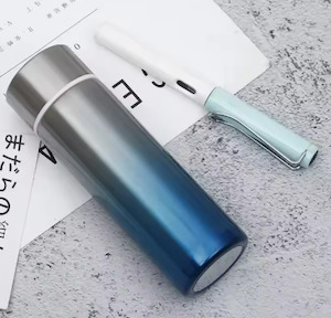 FA 150ml Mini Thermos Bottle Stainless Steel Blue/Silver