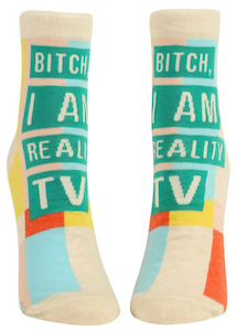 Socks: Melric Womens Novelty Socks - Reality TV