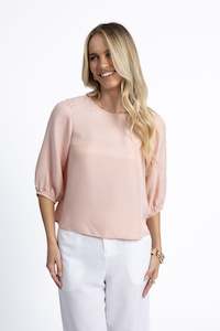 Humidity Lifestyle: Humidity Ivy Blouse - Soft Pink