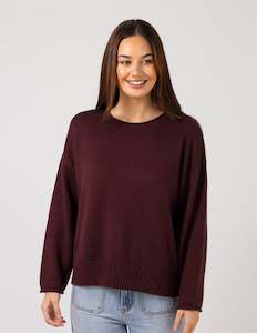Stella & Gemma Axel Jumper - Syrah