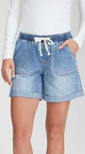 Junkfood Jeans Maggie Shorts Blue