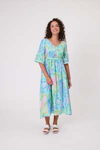 Classified: Classified Rimini Tassel Dress - Aqua