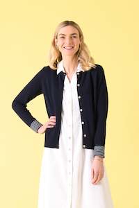 Charlie Jane Hagley Cardigan - Navy