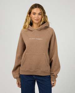 70 Rack: Silent Theory Logo Hoodie - Brown Marle