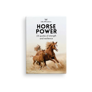 Affirmations: Affirmations 24 Horse Power Cards + stand