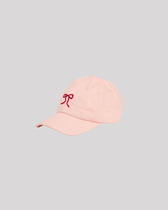 Non Sale Items 1: Elm Cap - Bowie Relaxed Pale Pink Bow Cap