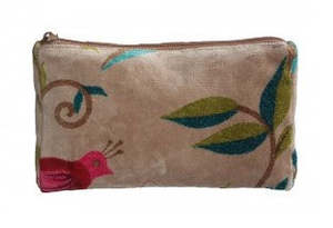 Blazing Daisy Songbird Natural Make up Bag