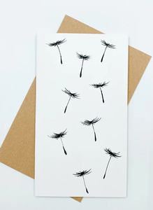 Cards: TS with Love rectangle Card - dandelions