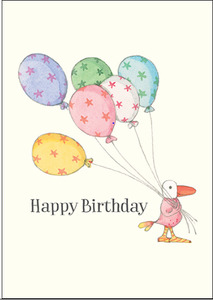 Affirmations: Affirmations Little Cards -Happy Birthday Balloons