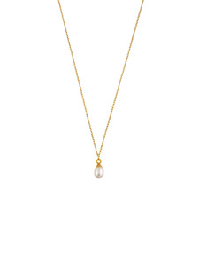 TT - Gold Pearl Drop Necklace