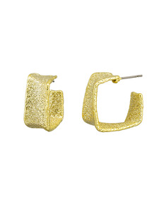 Jewellery: TT - Gold Gabriella Hoop Earrings