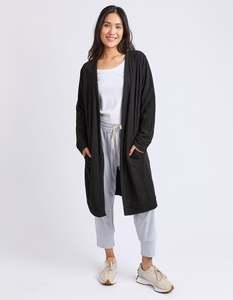 Elm Haven Jersey Cardi - Black