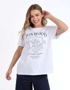 Foxwood Royal Botanical Tee - White