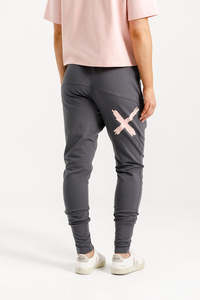 60 Rack: Homelee Apartment Pants - Graphite with Blossom X