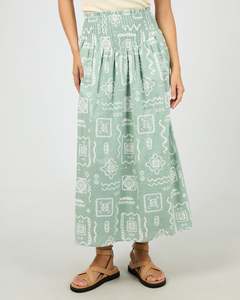 All About Eve Lucia Maxi Skirt - Sage