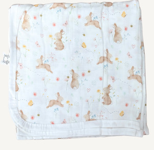 Imababywear Muslin Wrap - Honey Bunny