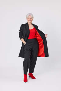 Lemon Tree Designs: Lemon Tree Hedda Coat - Pinstripe