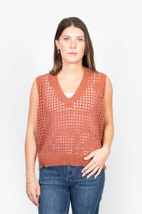 Antler Charlie Vest - Rosewood