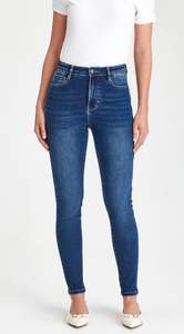 Junkfood Jeans Cheeky Push Up Dark Blue Jean